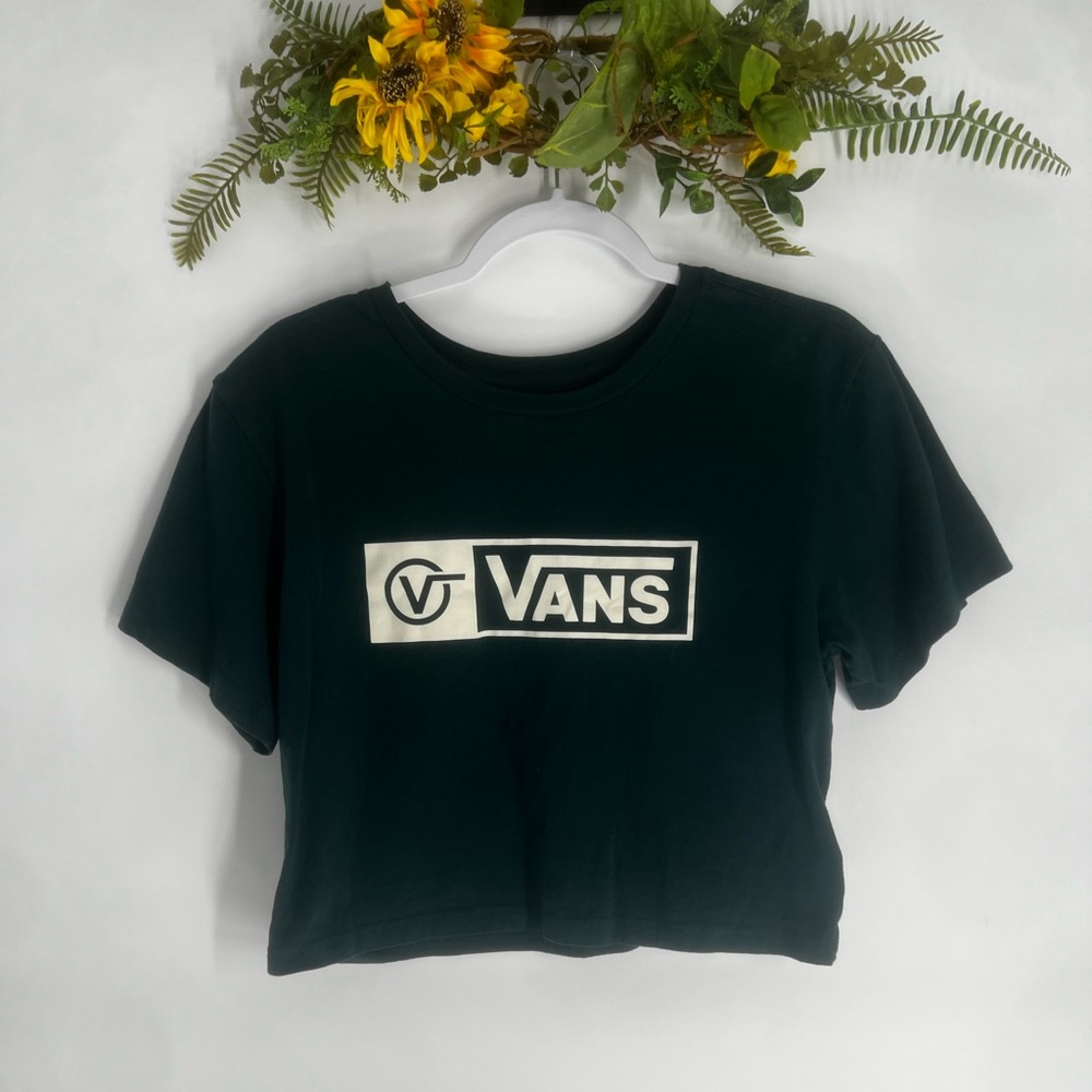 Vans Ponderosa Pine Circle Tab Graphic Cropped Tee